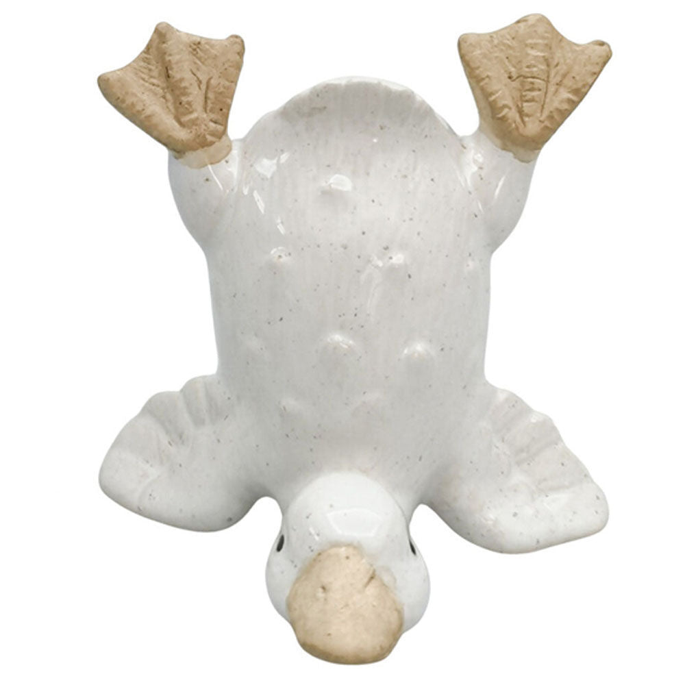 Urban Ceramic Quirky Ducks Decorative Ornament 10cm White Assorted (3 Pack) — image 2