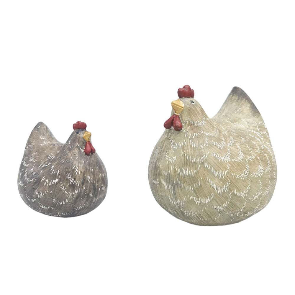 Urban 9cm Brown Chicken Resin Decorative Ornament Statue Small — image 2