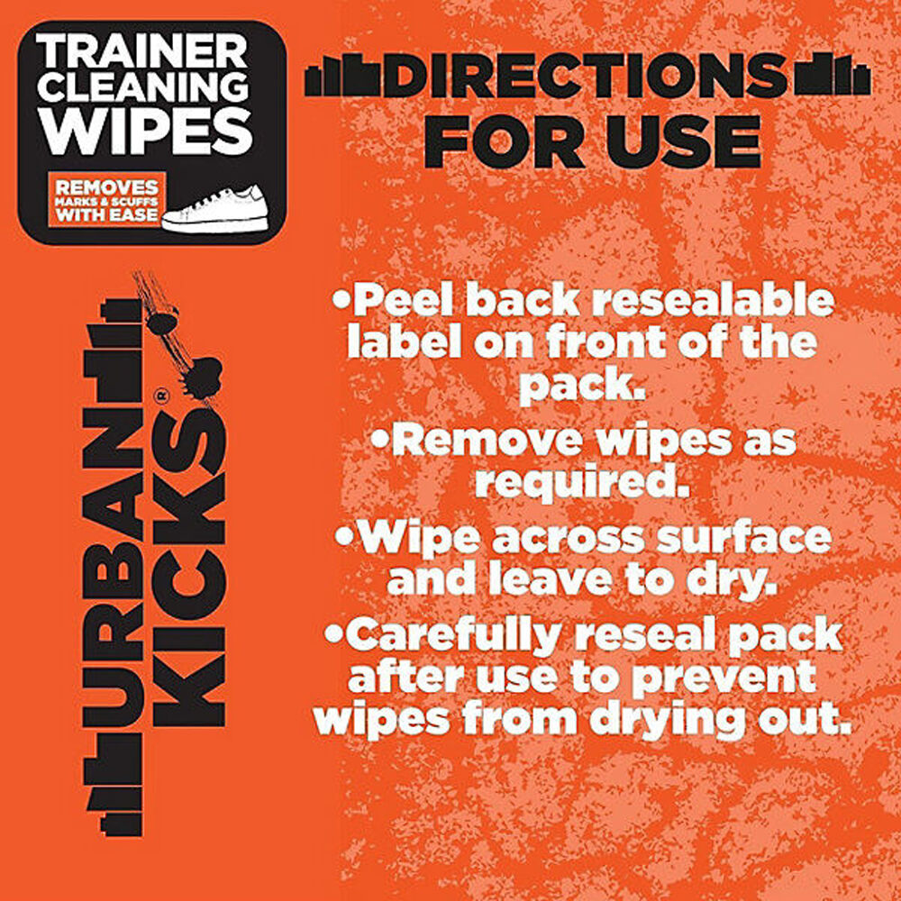 Urban Kicks Trainer Cleaning Wipes Marks & Scuff Remover Shoe Cleaner (30 Pieces) — image 2