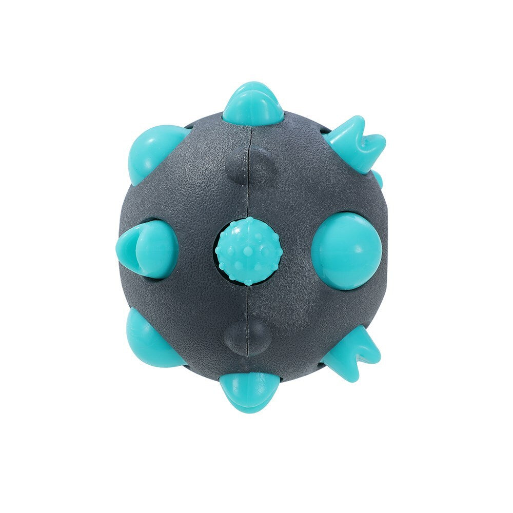 Paws and Claws Paws & Claws Dog/Pet 8cm Rubber Treat Ball Puppy Interactive Dental Chew Toy — image 2