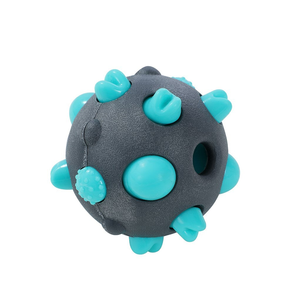 Paws and Claws Dog/Pet 8cm Rubber Treat Ball Puppy Interactive Dental Chew Toy (2 Pack) — image 5