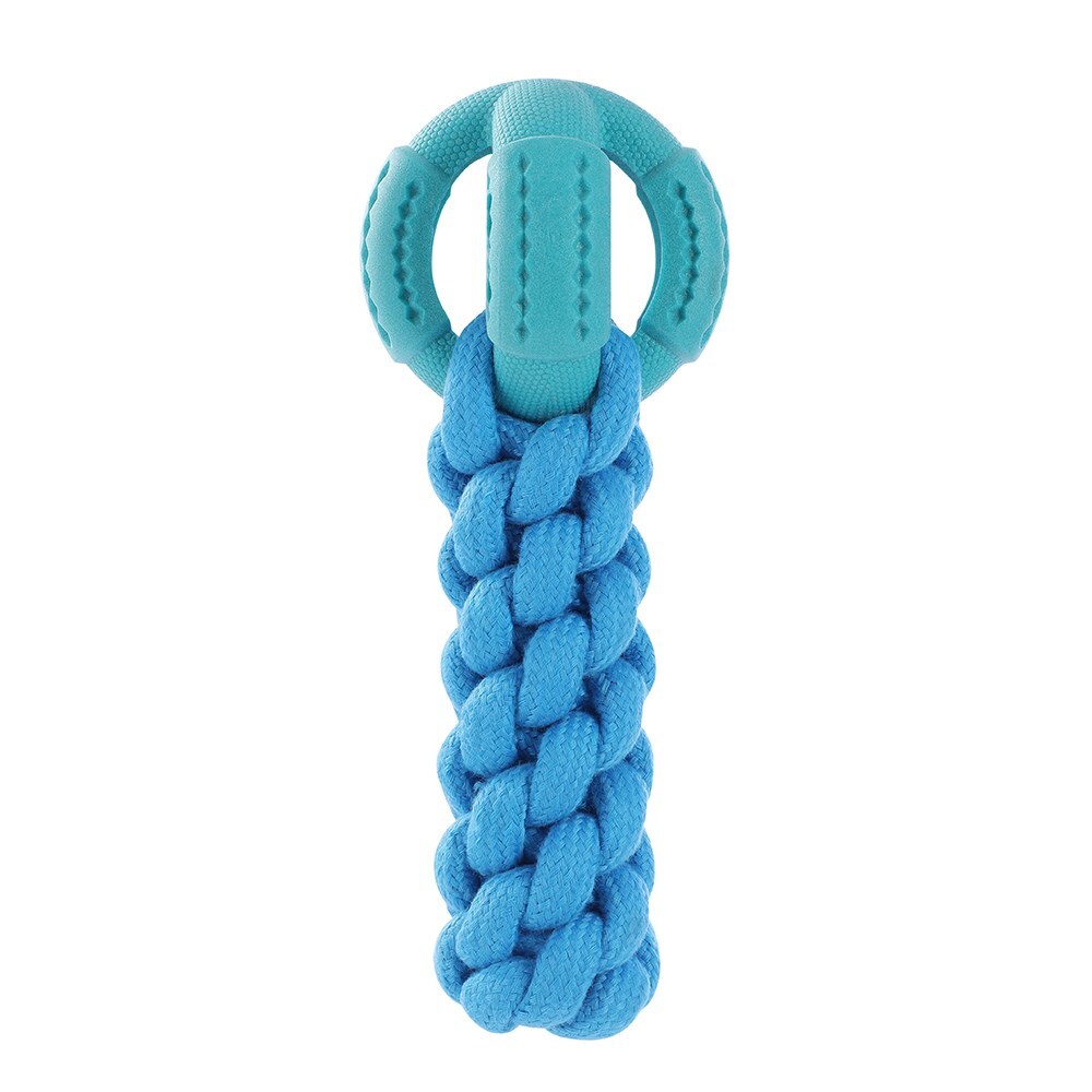 Paws and Claws Paws & Claws Fetch N' Play Ball + Rope Tugger Dog/Pet Toy Assorted 24x10x10cm — image 3