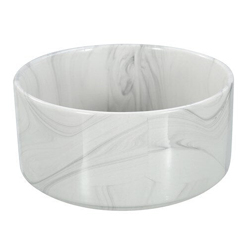 Paws and Claws 19cm/1.8L Food/Water Ceramic Pet Bowl Marble Assorted Grey/Pink (2 Pack) — image 9