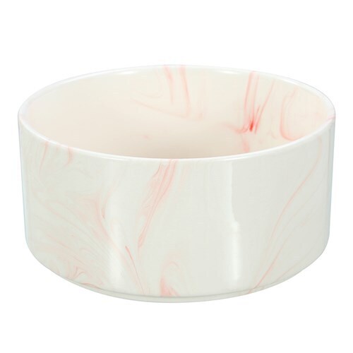 Paws and Claws 19cm/1.8L Food/Water Ceramic Pet Bowl Marble Assorted Grey/Pink (2 Pack) — image 10