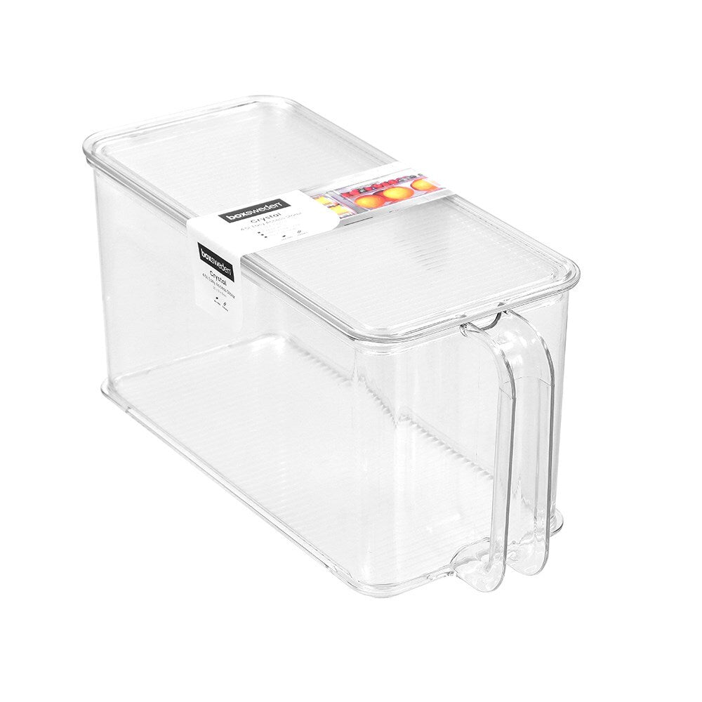 Boxsweden Crystal Easy Access Storer w/Lid 4.5L/32cm Stackable Storage Organiser — image 2