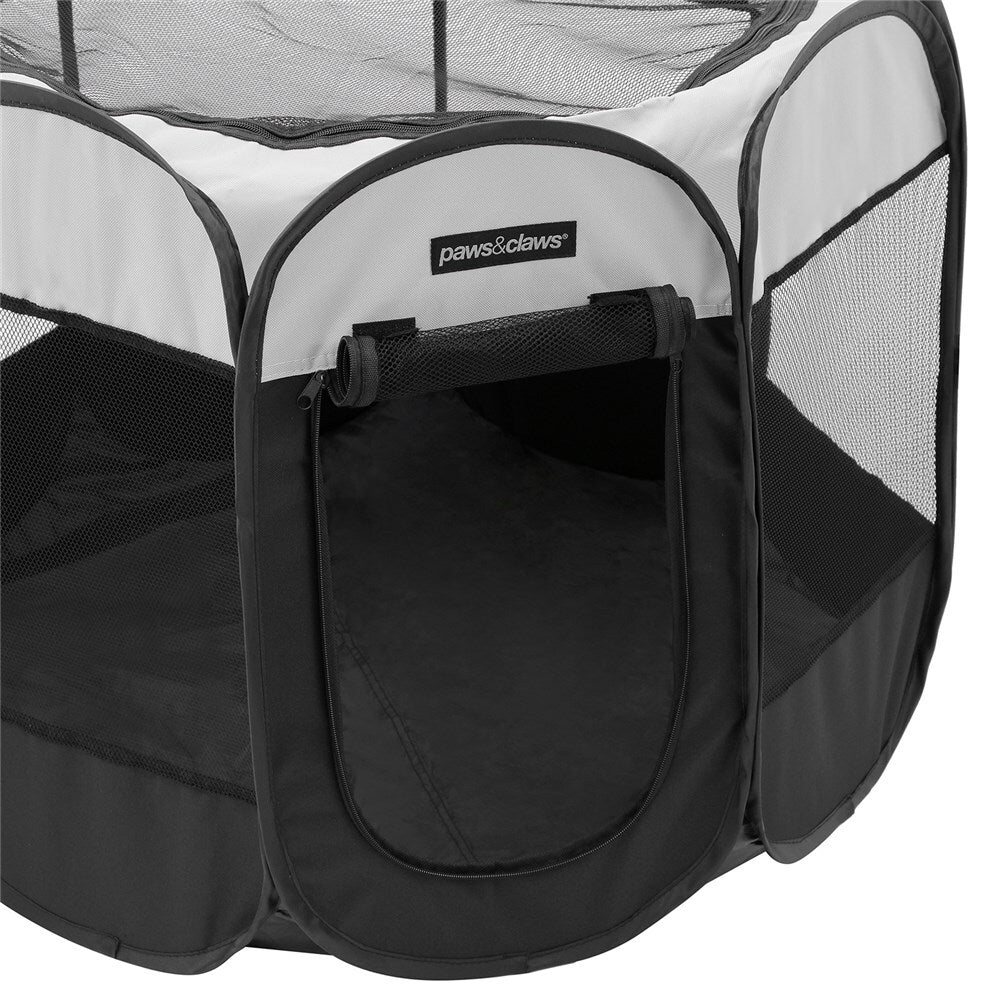 Paws and Claws Foldaway Pet Playpen Durable Metal Indoor Medium 91x63cm — image 3