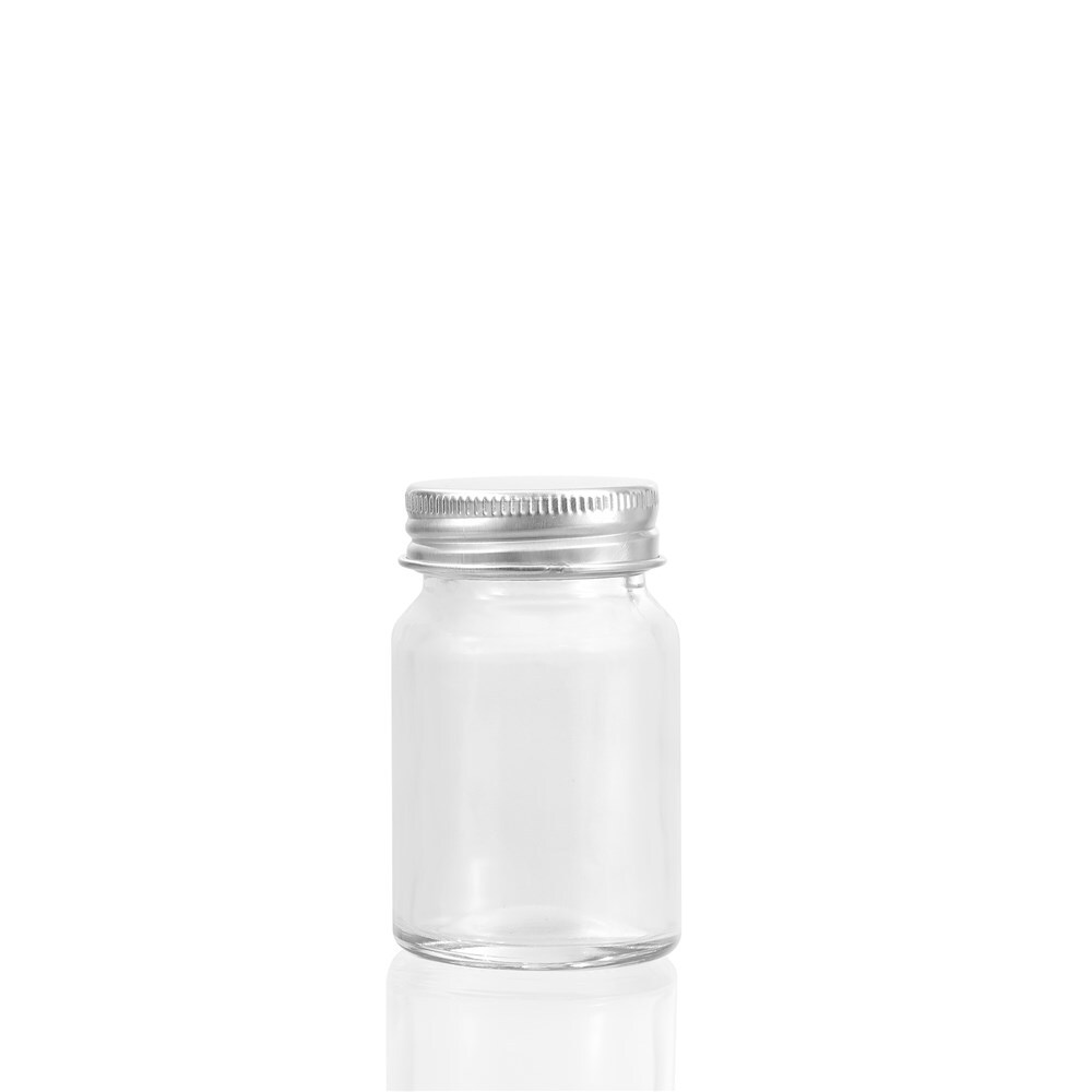 Lemon and Lime 6x 5PK 50ml Mini Round Jar Capri Glass with Lid Set — image 5
