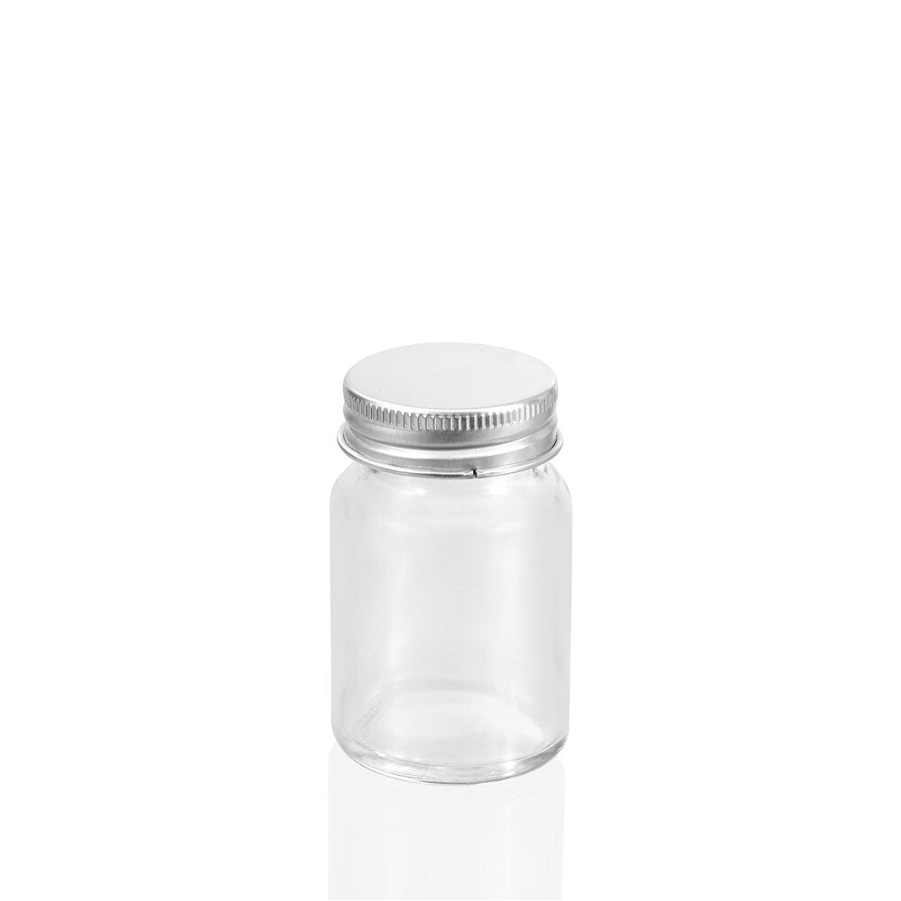 Lemon and Lime 6x 5PK 50ml Mini Round Jar Capri Glass with Lid Set — image 6