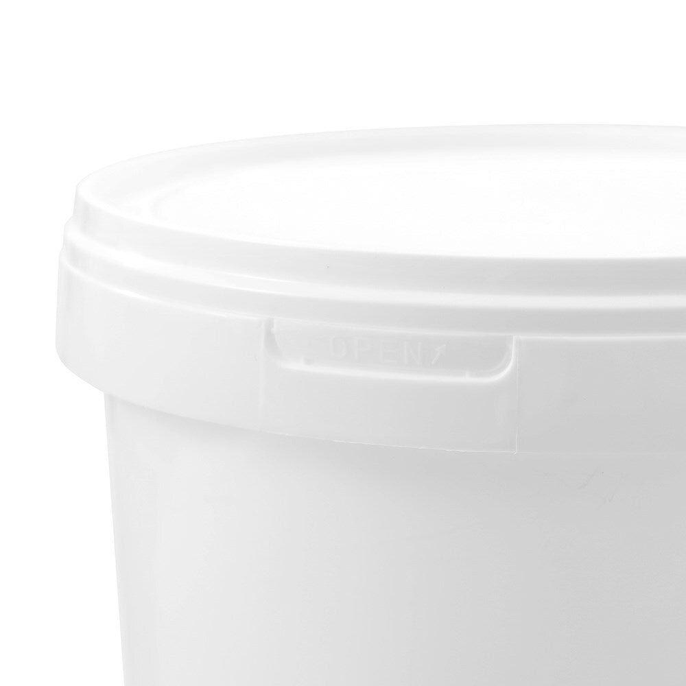 Boxsweden 5L Heavy Duty Handled Pail Bucket Home/Garden Container Tub White — image 3