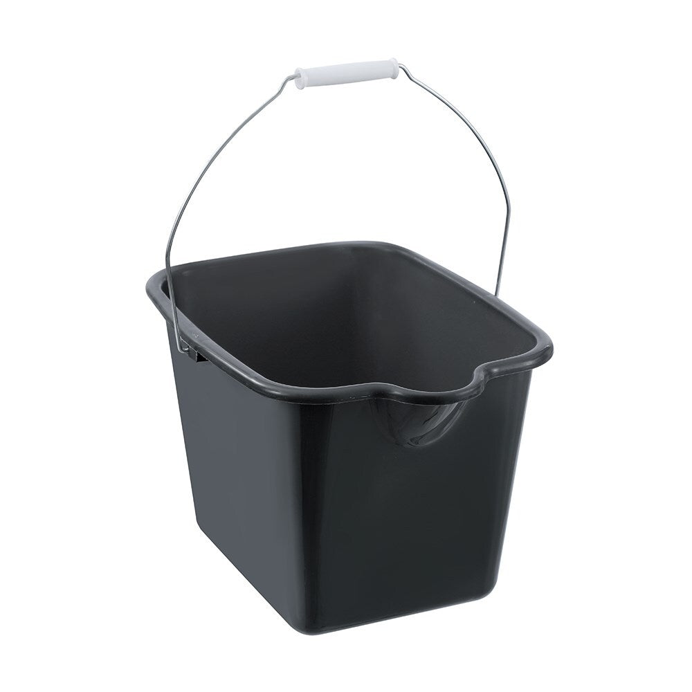 Boxsweden Eco Recycled Rectangle Cleaning Bucket w/ Handle 9L Assorted (6 Pack)