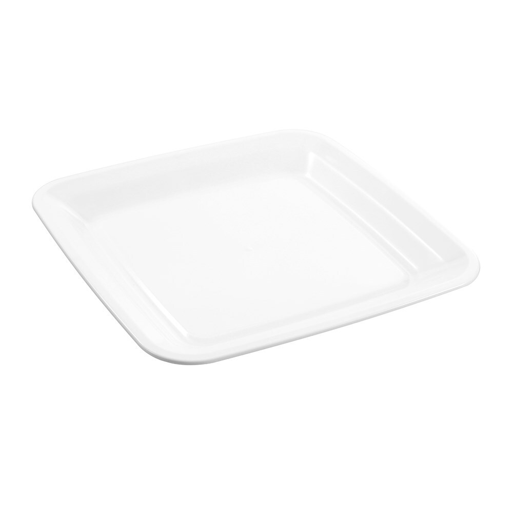 Lemon and Lime Lemon & Lime Square 40x40cm Serving Food/Snacks Platter Outdoor Tableware White — image 2