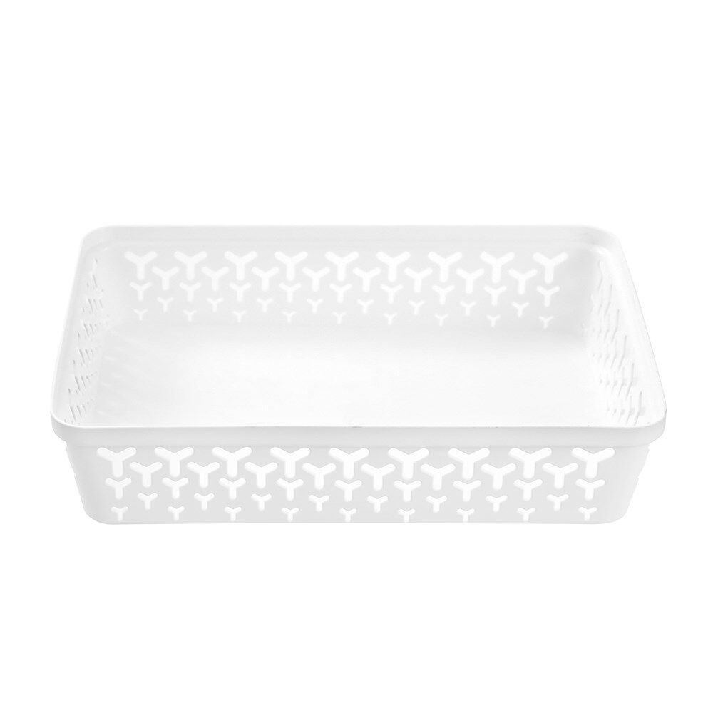 Boxsweden Star Organiser Tray Versatile Sleek Rectangular 33x24x6.5cm White (24 Pack)