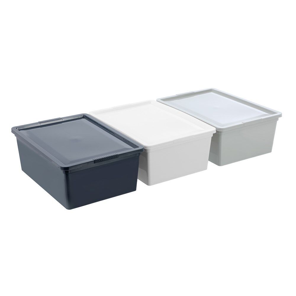 Boxsweden Essentials Storage Organiser Stackable Tub/Box 10.5L/36x26 Assrtd (12 Pack) — image 7