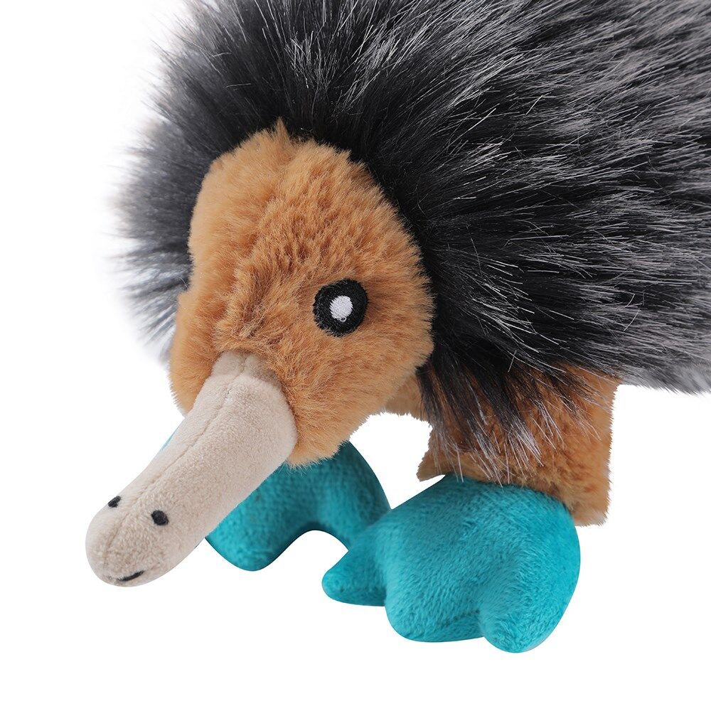 Paws and Claws 23x18x12cm Outback Buddies Echidna Sqeauky Plush Dog Toy — image 5