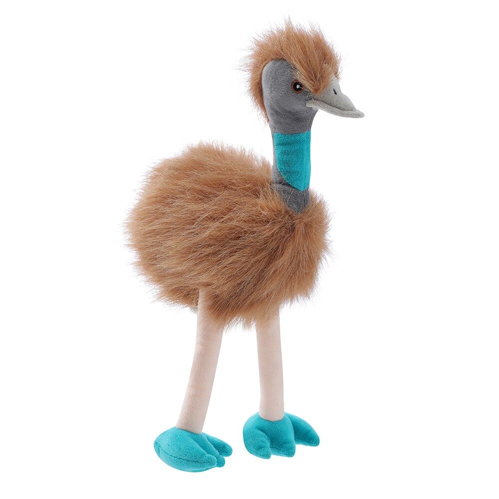 Paws and Claws 30x12x12cm Outback Buddies Emu Sqeauky Plush Dog Toy — image 3