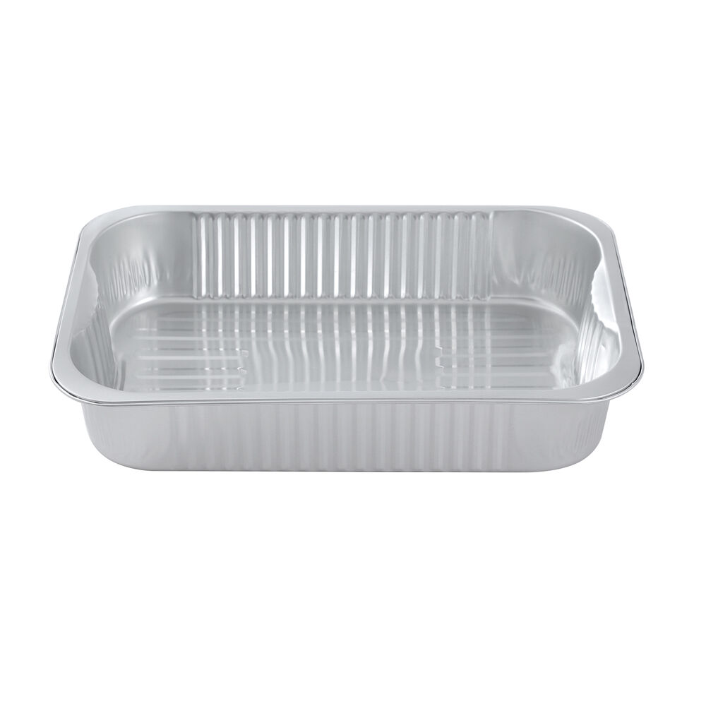 Lemon and Lime Premium Smooth Wall Foil Tray 31x24.5cm - Silver (24 Pieces) — image 3
