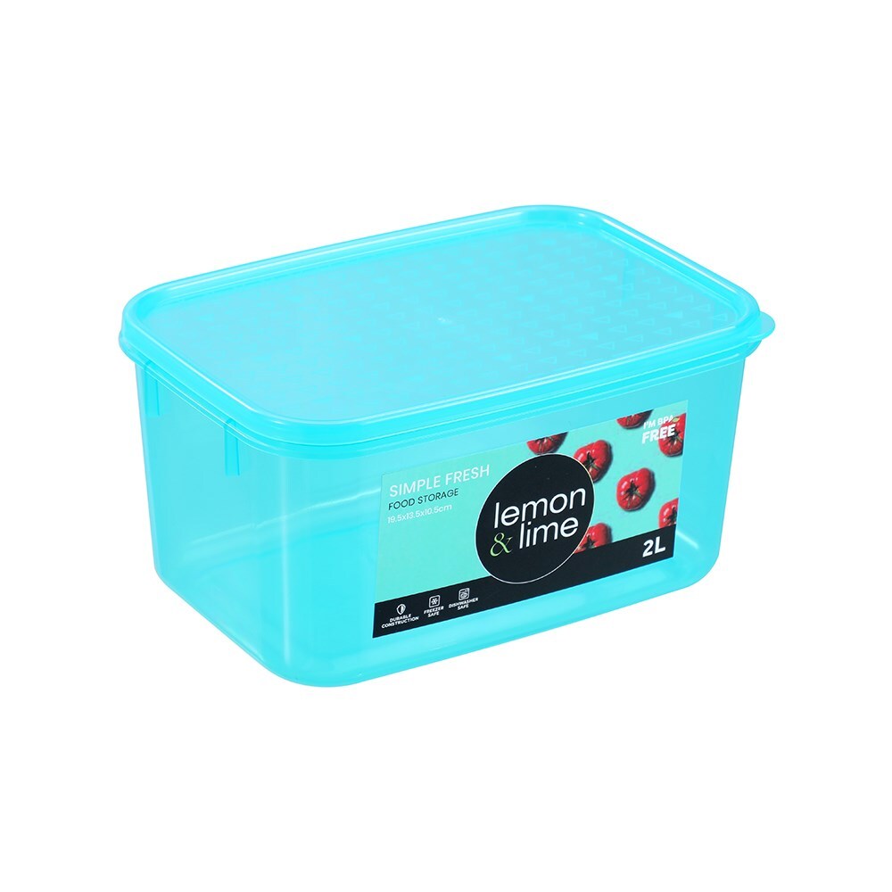 Lemon and Lime 2L Simple Fresh Food Storage Reusable Container Assort (24 Pieces) — image 2