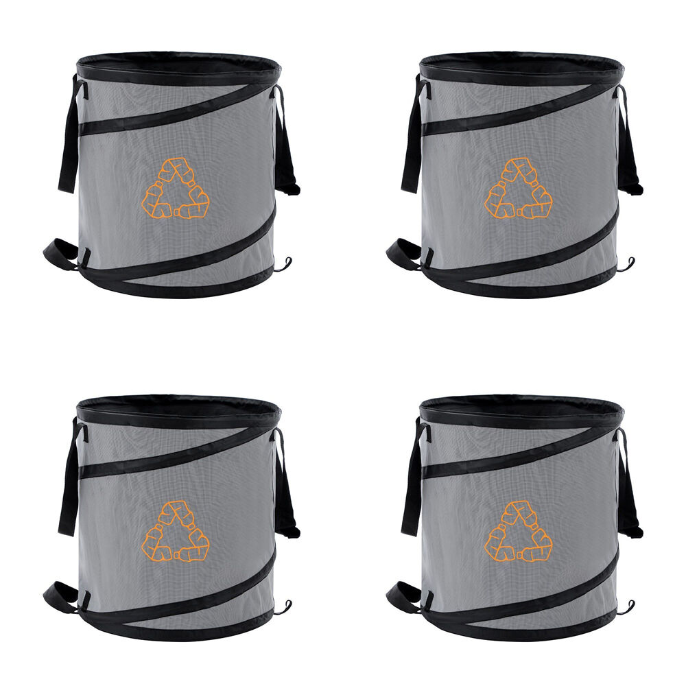 Boxsweden Durable Bottle Recycling Foldable/Pop Up Storage Bag 85L 48cm (4 Pack)