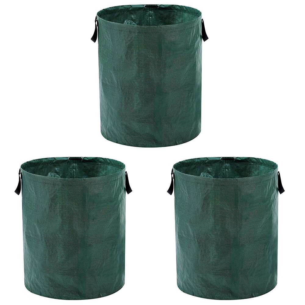 Boxsweden Durable Garden Foldable and Convenient Bag Jumbo 270L 66x66x75.5cm (3 Pack)