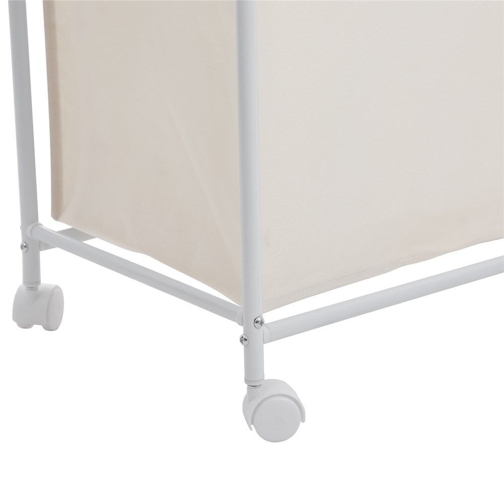 Boxsweden Lightweight Laundry Cart With Wheels 67L 50x33x70cm Assorted (2 Pack) — image 5