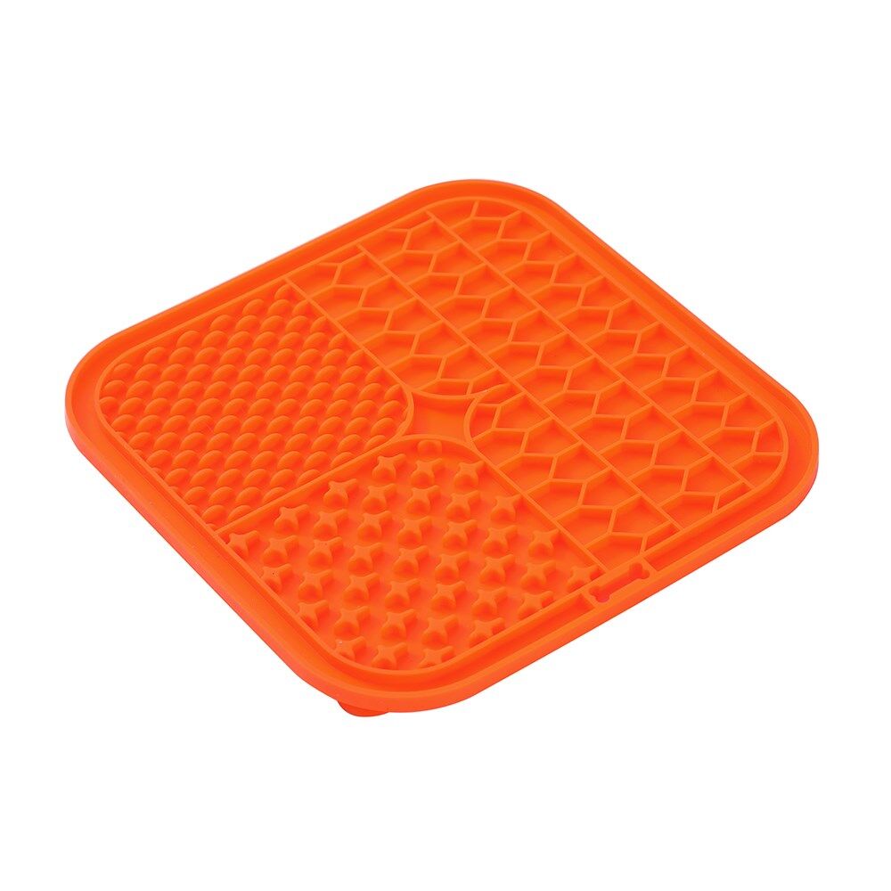 Paws and Claws Lick Silicone Mat 19.7x19.7x1cm for Cats and Dogs Both Assorted (3 Pack) — image 10