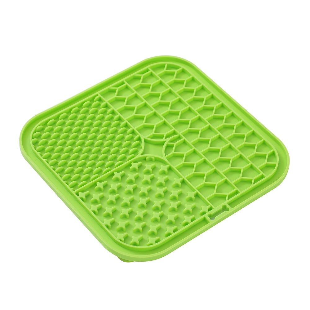 Paws and Claws Lick Silicone Mat 19.7x19.7x1cm for Cats and Dogs Both Assorted (3 Pack) — image 3