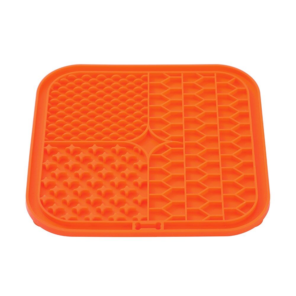 Paws and Claws Lick Silicone Mat 19.7x19.7x1cm for Cats and Dogs Both Assorted (3 Pack) — image 9