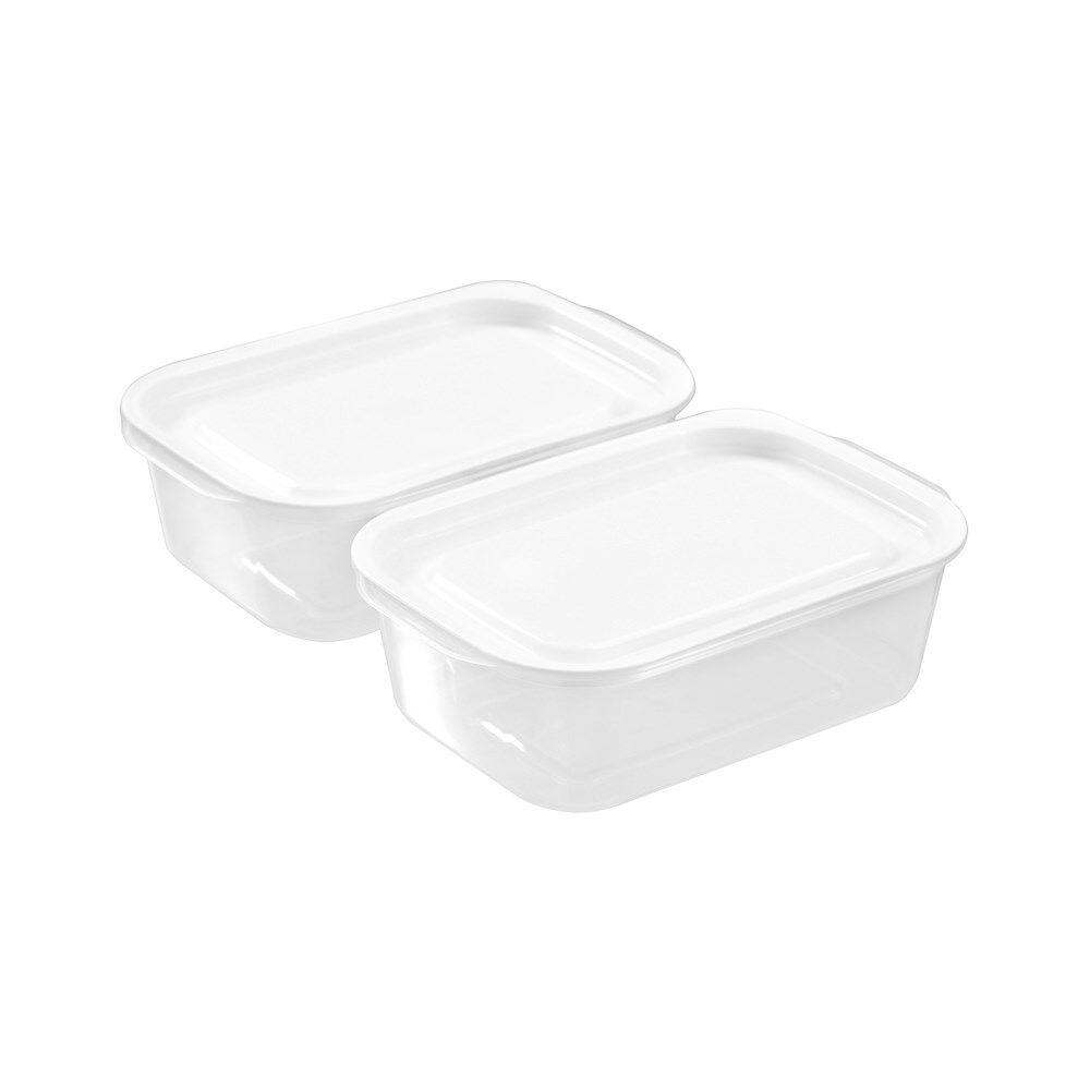 Lemon and Lime 2pc Lemon & Lime Reusable Lunch/Snack Container Portable Rectangular 850ml (6 Pack) — image 5