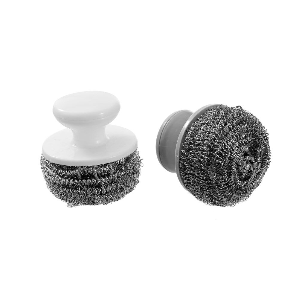 Boxsweden Prime Stainless Steel Kitchen Cleaning Scourer w/ Handle Assorted (2 Pieces) — image 2