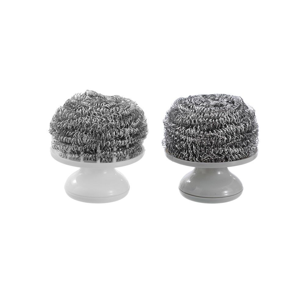 Boxsweden Prime Stainless Steel Kitchen Cleaning Scourer w/ Handle Assorted (2 Pieces) — image 4