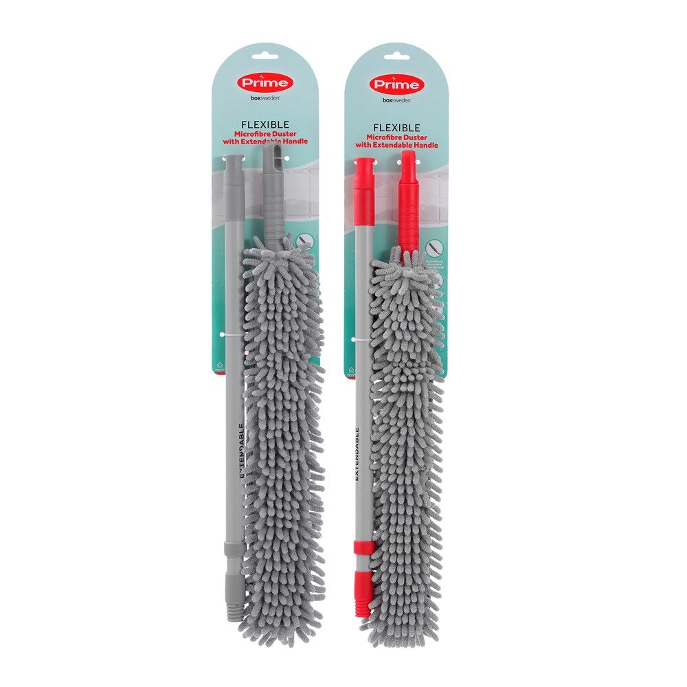 Boxsweden 110-146cm Prime Flexible Microfibre Duster w/ Extendable Handle Asstd — image 2
