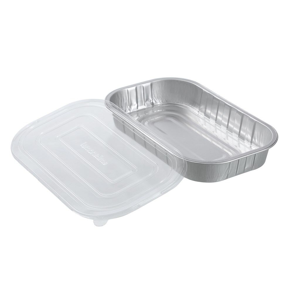 Lemon and Lime 3pc Lemon and Lime Premium Aluminium Foil Container w/ Clear Lids 31.5x19cm (12 Pack) — image 7