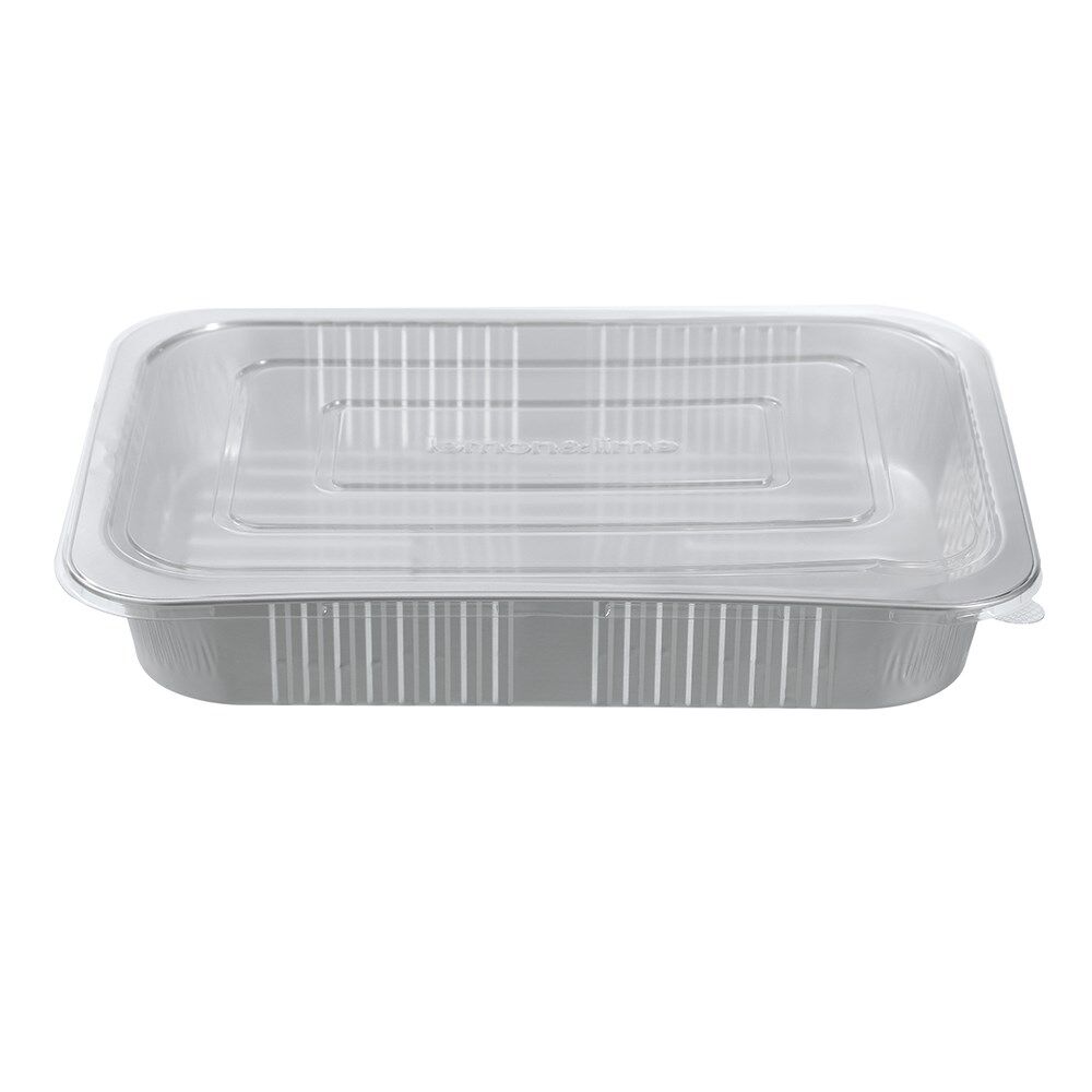 Lemon and Lime Premium Aluminium Foil Container With Clear Lids 37x27x6cm (2 Pieces) — image 5