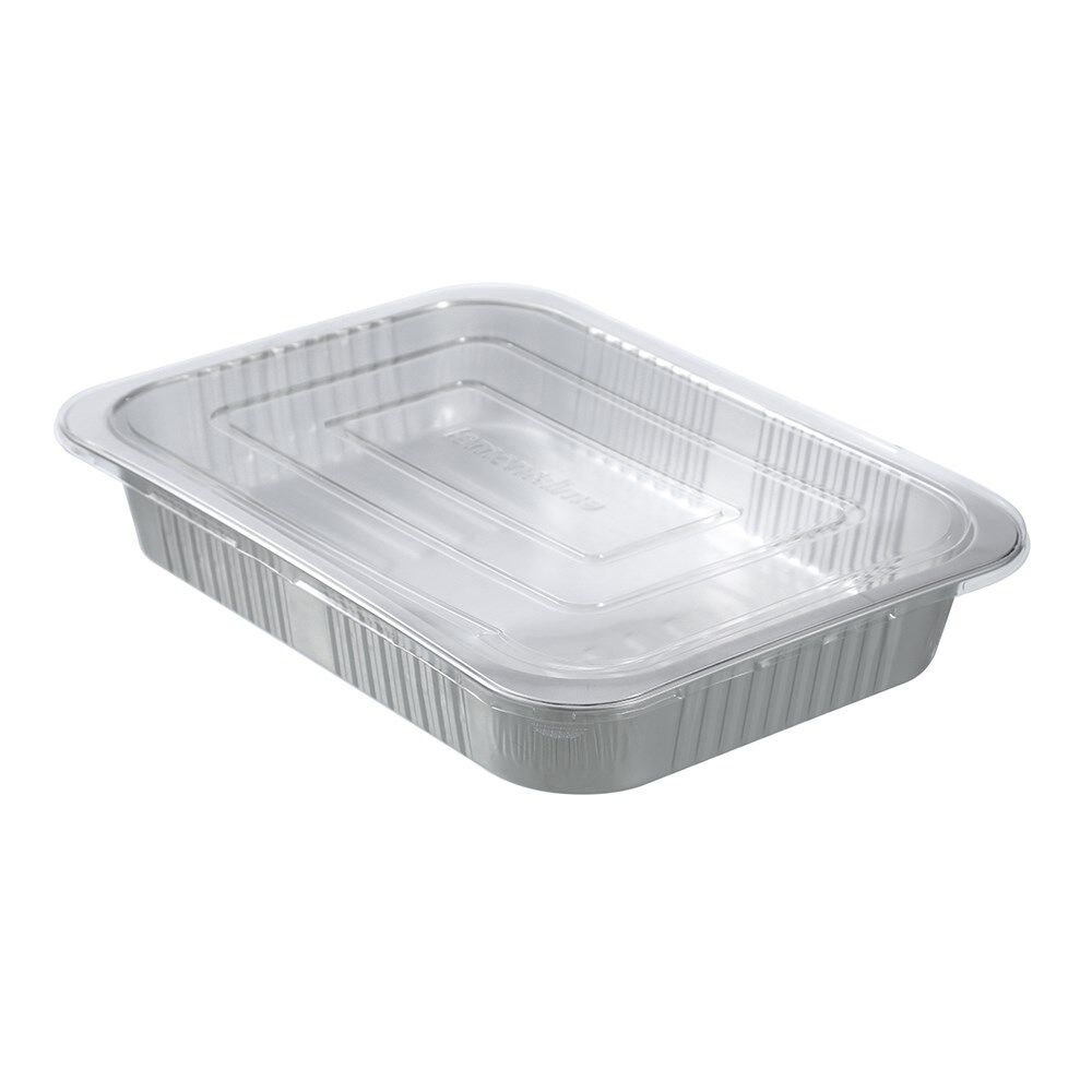 Lemon and Lime Premium Aluminium Foil Container With Clear Lids 37x27x6cm (2 Pieces) — image 4