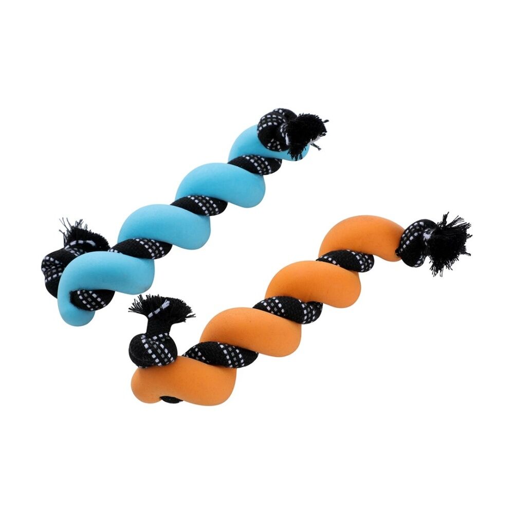 Paws and Claws Twisty Chew Baton Toy 27x5x5cm Woven Rope Assorted (6 Pack) — image 2