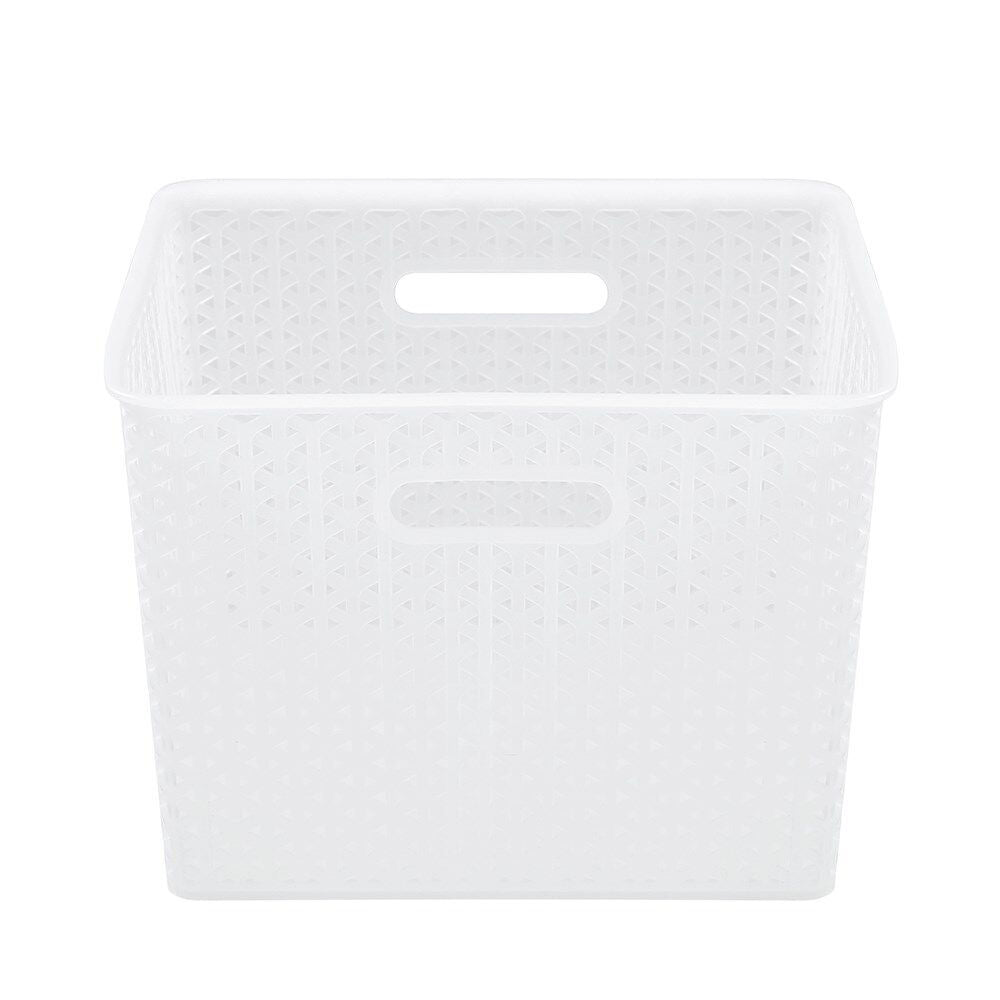 Boxsweden Wicker Frost Versatile Extra Large Durable Basket 35L White (8 Pack) — image 4