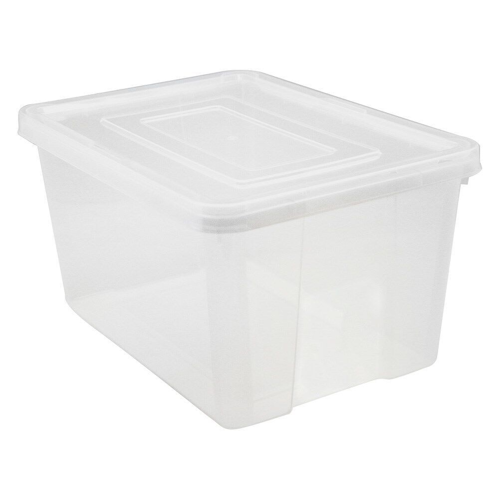 Boxsweden Essentials Heavy Duty Storage Organiser Box/Tub 15L/38x27cm Clear (12 Pack) — image 5