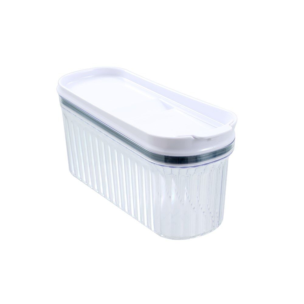 Lemon and Lime 1.5L/22x8x8cm Crystal Ribbed Food Dispensing Container Assorted — image 4