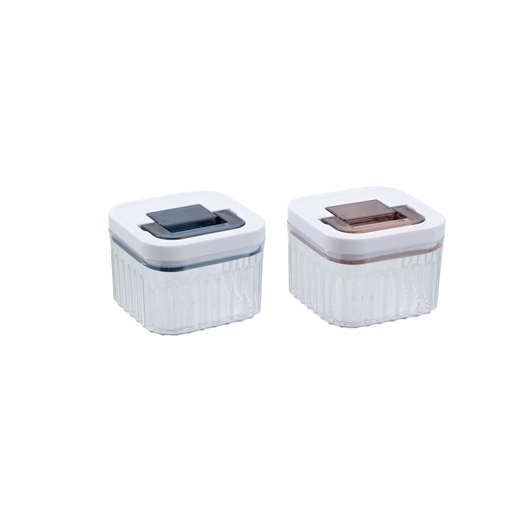 Lemon and Lime Crystal Ribbed Food Storage Container 350mL/7.5cm Assorted (24 Pack) — image 4