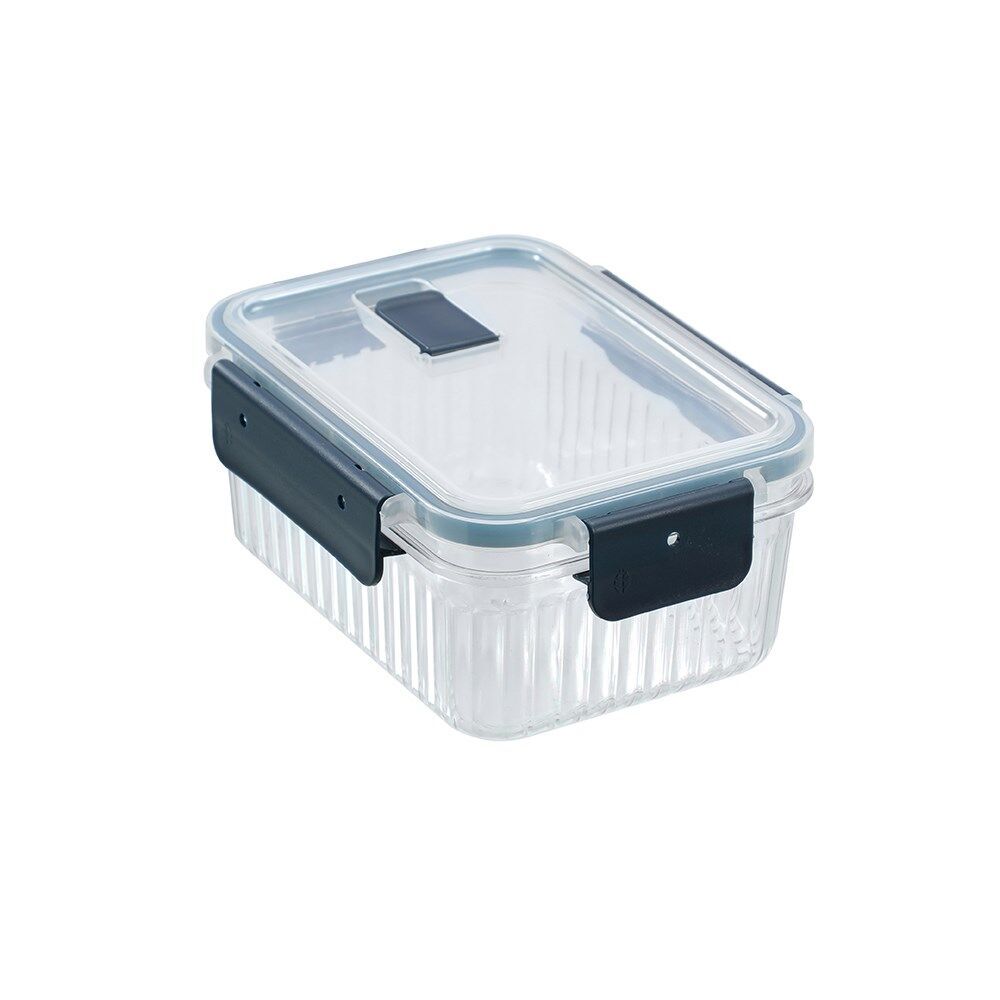 Lemon and Lime Crystal Ribbed Food Storage Container 880mL/7.5cm Assorted (12 Pack) — image 4