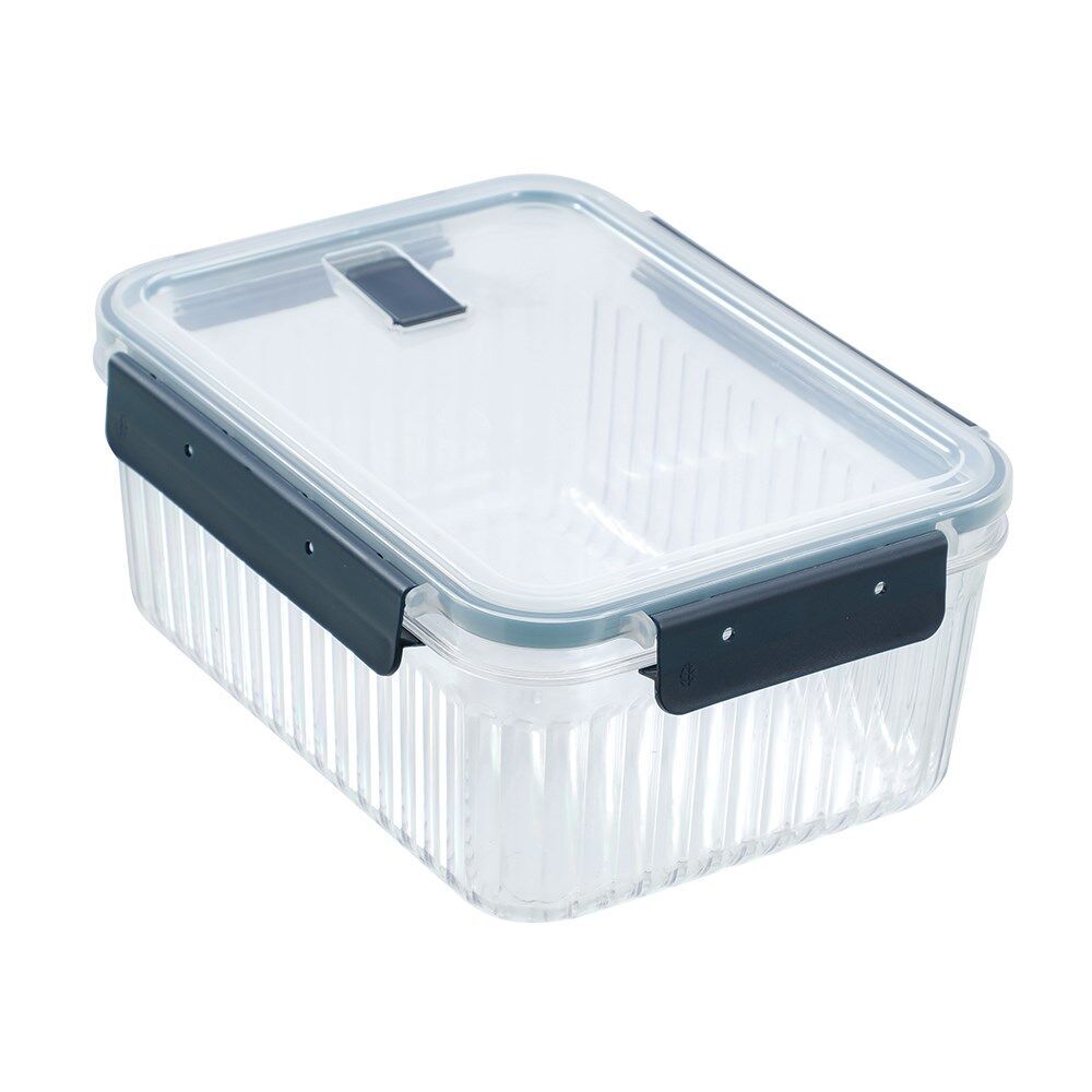 Lemon and Lime Crystal Ribbed Food Storage Container 3.1L/10cm Assorted (8 Pack) — image 4