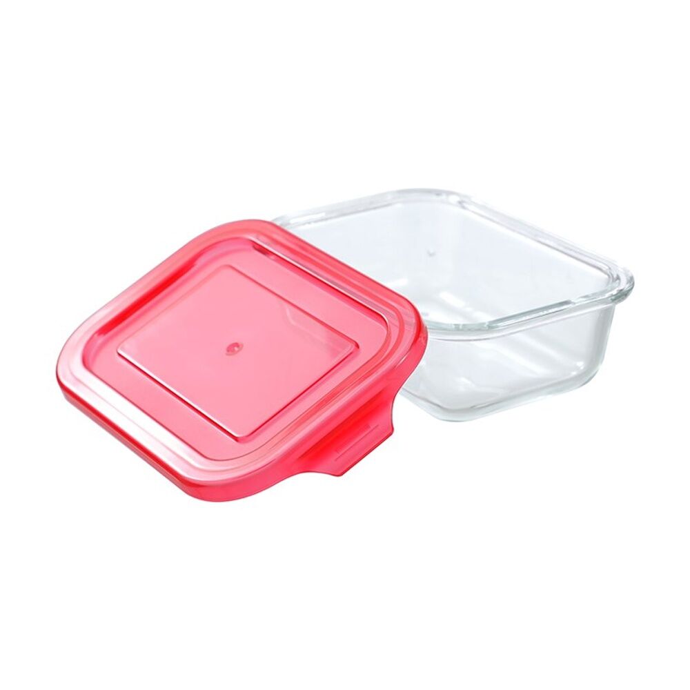 Lemon and Lime Yorkshire Glass Rectangle Quick Seal Container 400ml (12 Pack) — image 3