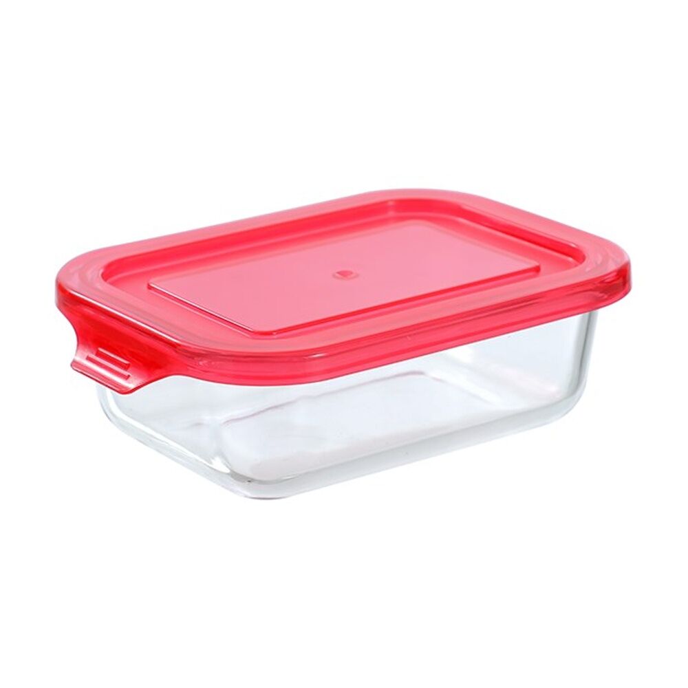 Lemon and Lime Yorkshire Glass Rectangle Quick Seal Container 400ml (24 Pack) — image 5