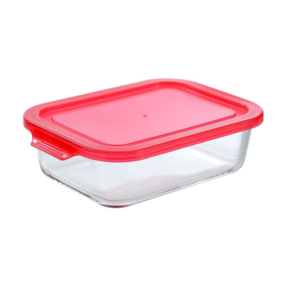 Lemon and Lime Yorkshire Rectangle Glass Quick Seal Container 1L Food Safe — image 4