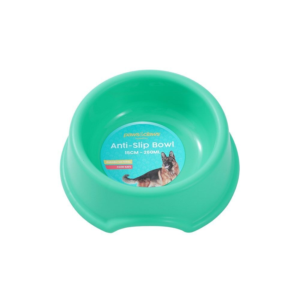 Paws and Claws Pet Essentials Anti Slip Bowl 260mL/15cm Assorted (6 Pack) — image 5