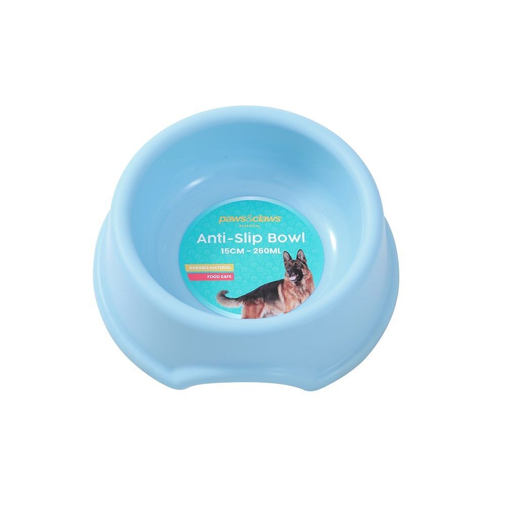 Paws and Claws Pet Essentials Anti Slip Bowl 260mL/15cm Assorted (6 Pack) — image 8
