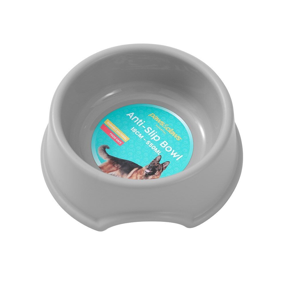 Paws and Claws Pet Essentials Anti Slip Bowl 550mL/18cm Assorted (12 Pack) — image 2