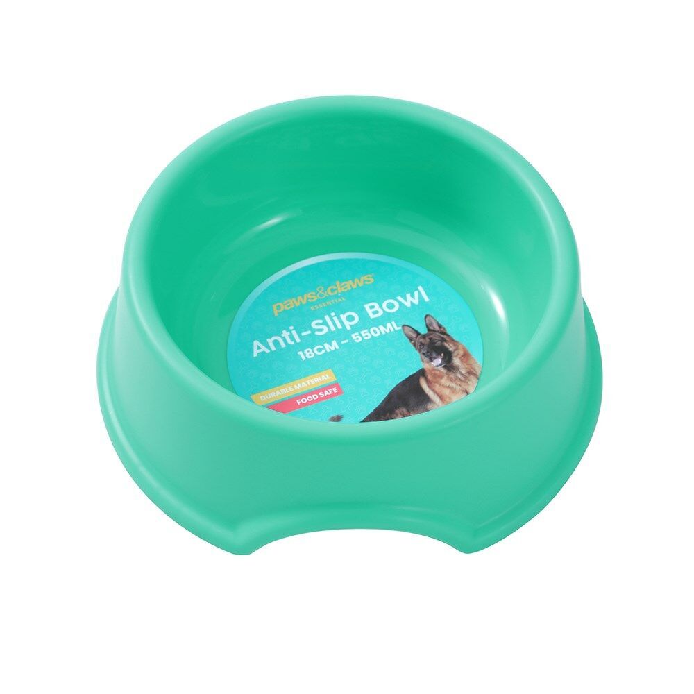 Paws and Claws Pet Essentials Anti Slip Bowl 550mL/18cm Assorted (12 Pack) — image 5