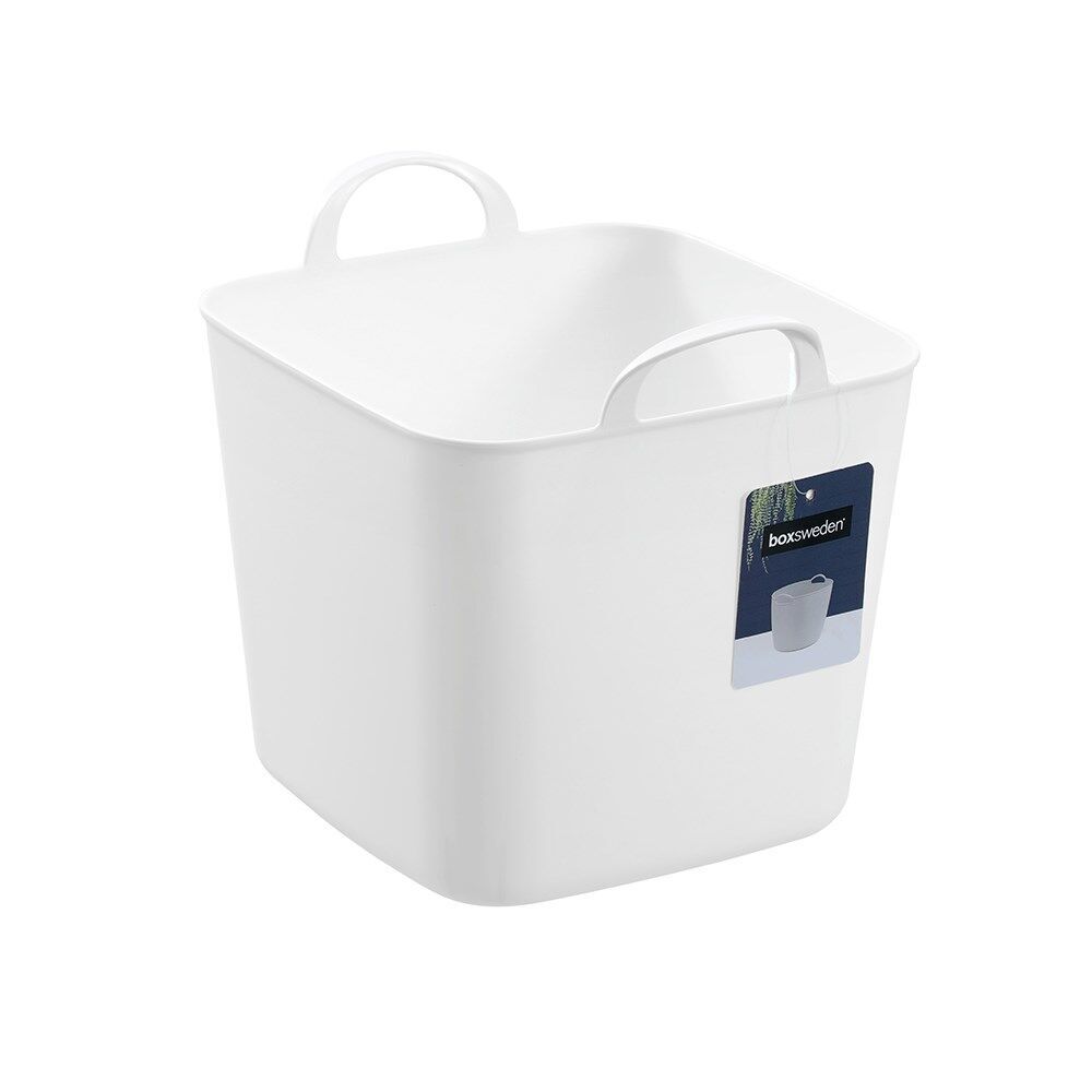 Boxsweden Mini Flexible Storage Organiser Square Tub/Box 5L/23x20x20 Assrtd (12 Pack) — image 4