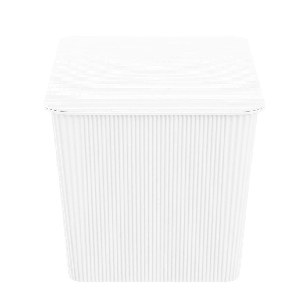 Boxsweden Discrete Durable Storage Basket Ribbed with Lid 15L Assorted (3 Pack) — image 9